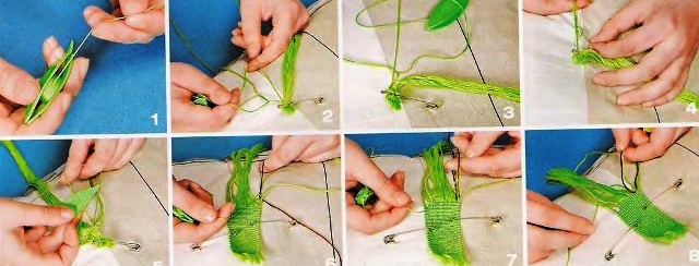 плетение фенечки из мулине